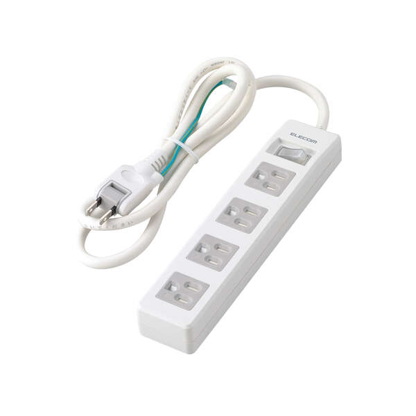 3極4口スイッチマグネットシャッタータップ - T-T09-3410WH/RS