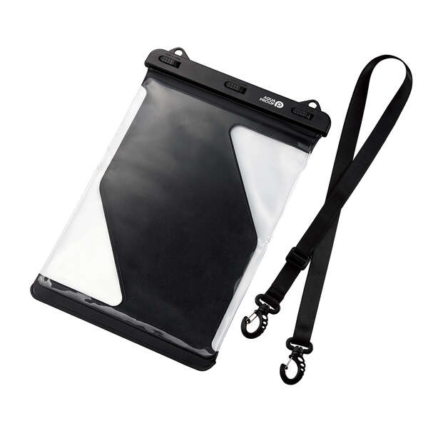 防水 ネックストラップ 大型タブレットケース Amazon.co.jp: SNNY iPad用防水ケース タブレット防水袋