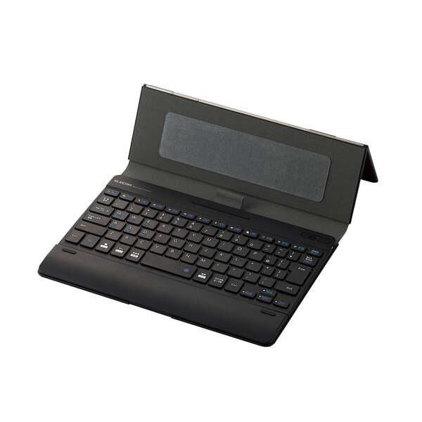 Androidタブレット 拡張　マウス　キーボード　タッチペン　ケース　イヤホン Bluetoothタブレットケース付き充電式ミニキーボード - TK-CAP02BK/N