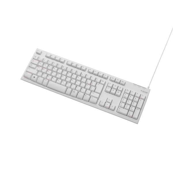 USB接続 スタンダードキーボード TK-FCM062WH
