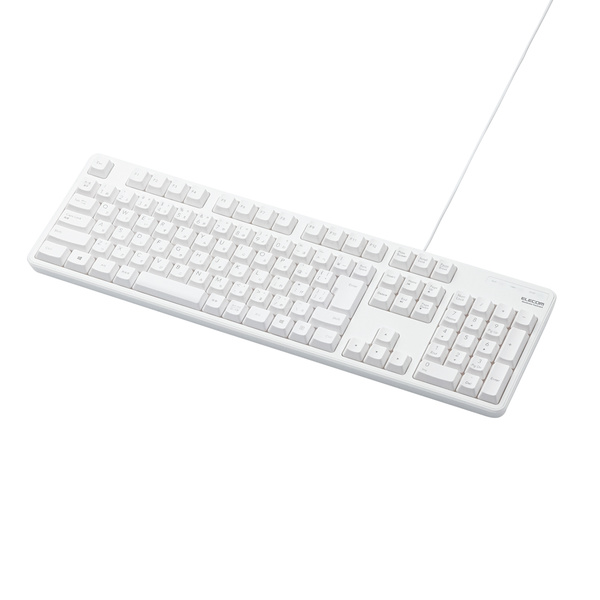 有線フルキーボード - TK-FCM104WH