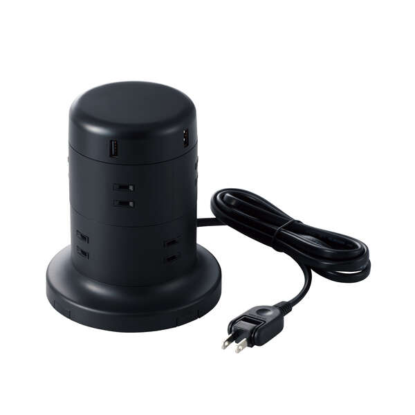 タワー型8口タップ2m - TT-U01-0820BK