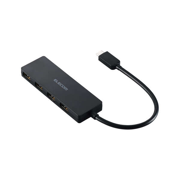 USB Type-C 4ポートUSB2.0ハブ - U2HC-H040XBK
