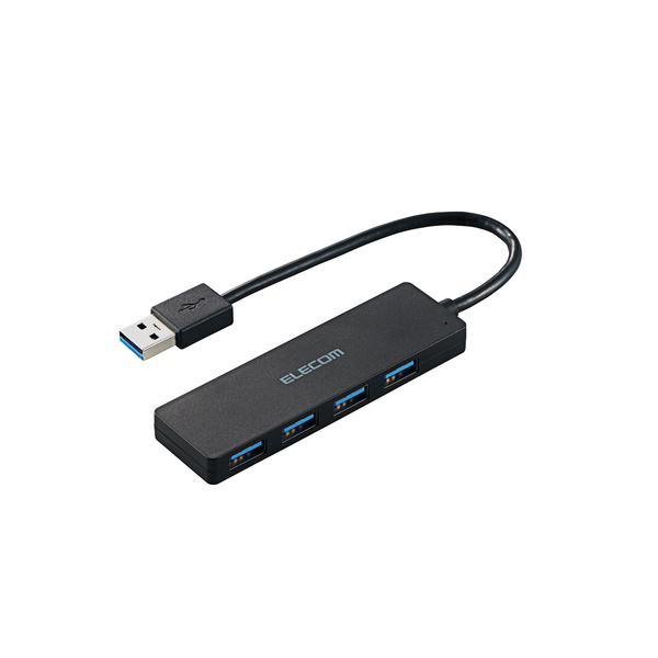 4ポートUSB3.0ハブ - U3H-FC02BBK