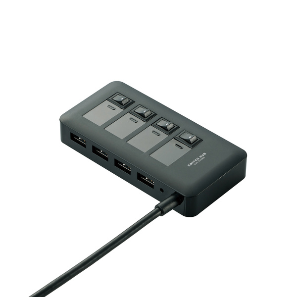 vogn mord Planlagt 4 port USB hub - U3H-S409SBK with USB3.0-adaptive individual Switch