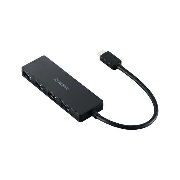 USB Type-C 4ポートUSB5Gbpsハブ - U3HC-H040XBK
