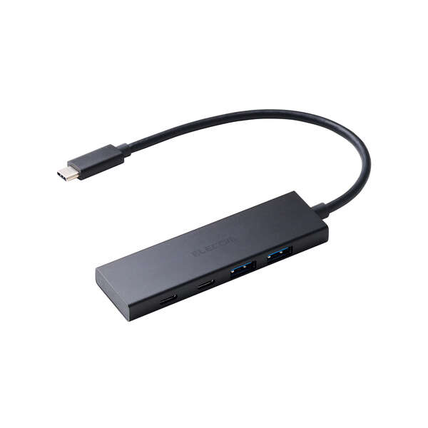 USB Type-C(TM) 4ポート USB 5Gbpsハブ(USB PD対応) - U3HC-H041PBK