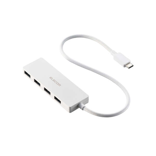 USB Type-C 4ポートUSB5Gbpsハブ - U3HC-H041XWH