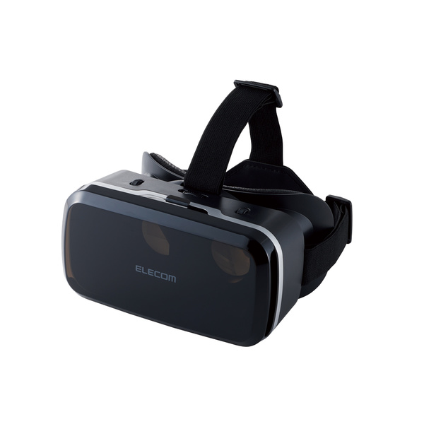 1946円 【SALE／93%OFF】 エレコム VRゴーグル VRグラス 目幅 ピント調節可能 VRコントローラー付き Bluetooth DMM動画専用 iOs メガネ対応 ブラック VRG-M01RBK