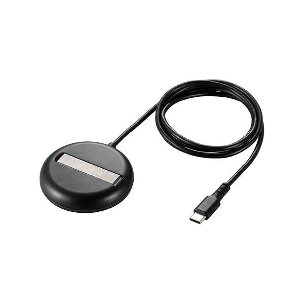 2WayマグネットQi2規格対応ワイヤレス充電器(15W・卓上) - W-MA06BK