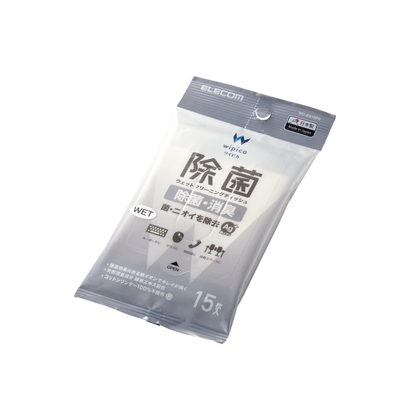 最新人気 エレコム 除菌ウェットクリーニングティッシュ 20枚入 WC-AG20LPN