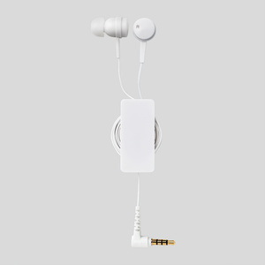 VR用巻取り式ステレオヘッドホン(EHP-VRCA3540RWH)