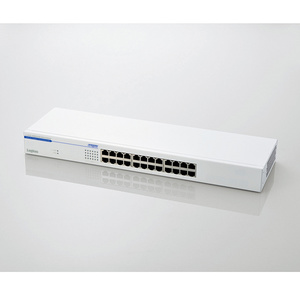 50℃対応 1000BASE-T対応スイッチングハブ - LAN-GSW16P/HGW