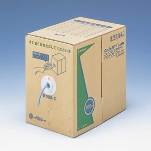 イーサネッケーブル(青)300m(リール巻) - LD-CT/BU300R
