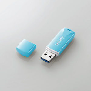 【超安い】 キャップ式USB3.2 MF-HTU3B064GBU - Gen1メモリ（ブルー）64GB タレント・お笑い芸人