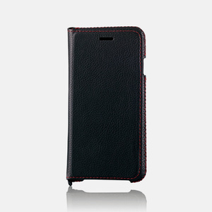 iPhone 7用ソフトレザーカバー/ステッチ/磁石付 - PM-A16MPLFNMDR