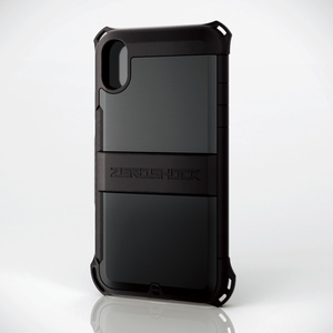 iPhone XR用ZEROSHOCK/シールド(PM-A18CZEROSBK)