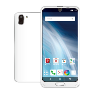 AQUOS R2用フルカバーフィルム/衝撃吸収/透明/光沢/傷リペア(PM-AQR2FLPKRG)