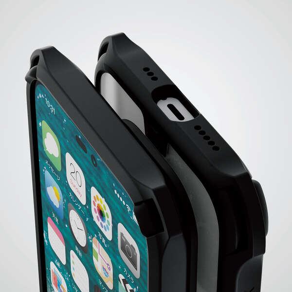 iPhone 14 Pro ZEROSHOCK フレームカラー 極み - PMCA22CZEROFCBK