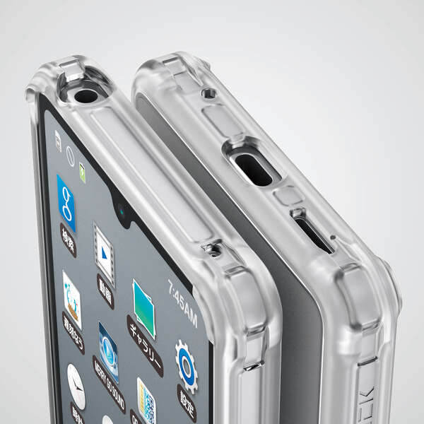 Xperia Ace III ZEROSHOCK シルキークリア ガラスフィルム付き