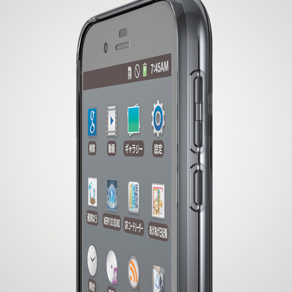 AQUOS R用ハイブリッドケース/極み - PM-SH03JHVCKCR