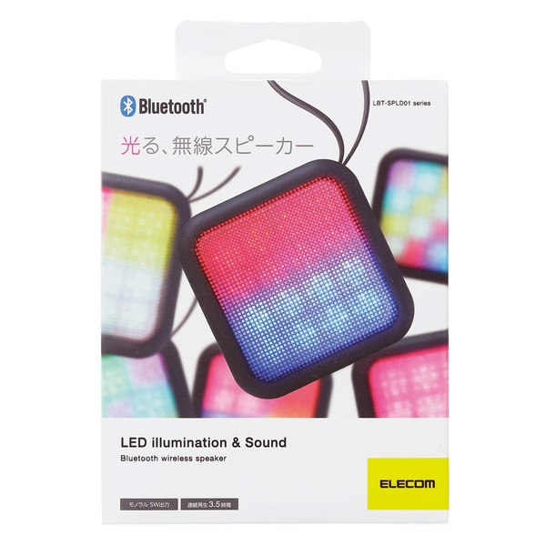LED Bluetooth Wireless Speaker - LBT-SPLD01AVBK
