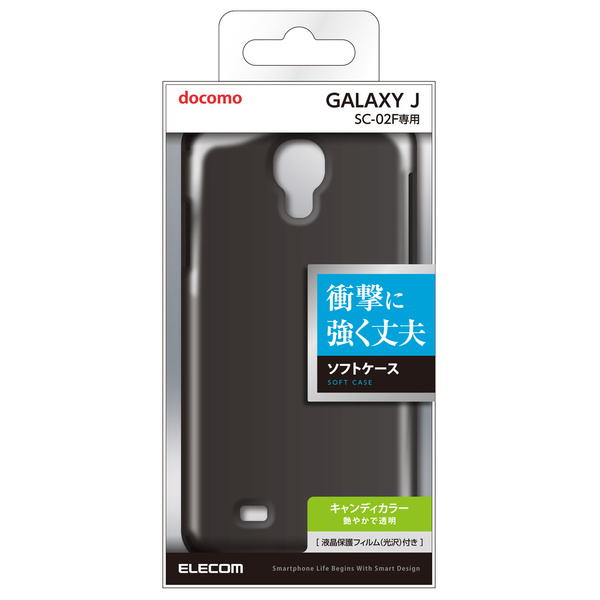 Docomo Sc 02f用ソフトケース ブラック Pd Sc02fucbk