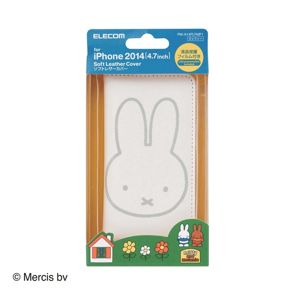 Iphone 6用miffyソフトレザーカバー Pm A14plfmf1