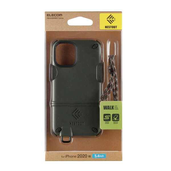 iPhone 12 mini ハイブリッド ケース NESTOUT Walk - PM-A20ANEST1KH