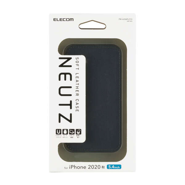 iPhone 12 mini レザーケース NEUTZ 磁石付き 手帳型 - PM iPhone 12 mini レザーケース NEUTZ 磁石付き 手帳型 - PM