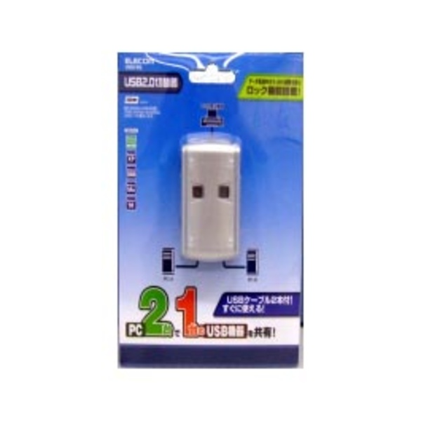 USB2.0手動切替器 - USS2-W2