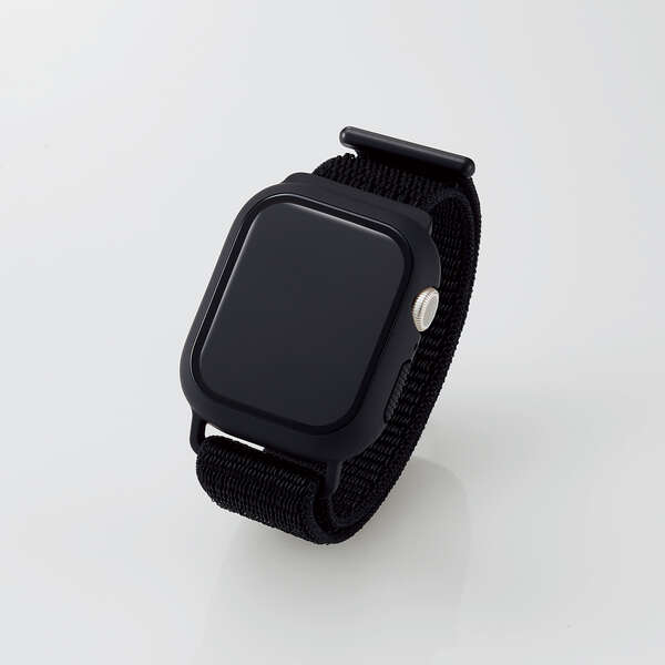 44mm☆Apple Watchバンド　ラバーベルト　カバー　クリアケースRS1