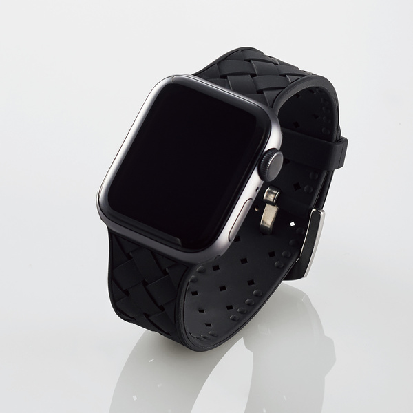 Apple Watch用シリコンバンド(40/38mm) - AW-40BDSCIBK