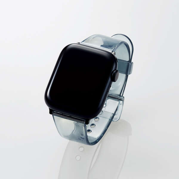 Apple Watch用クリアバンド(45/44/42mm) AW-45BDUCBKC