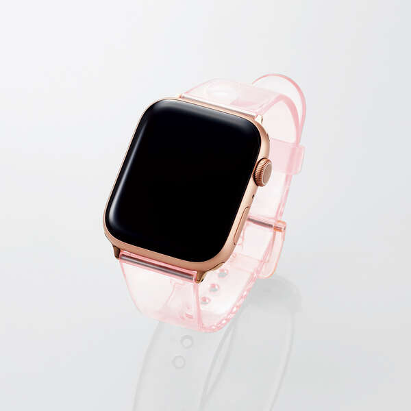 Apple Watch用クリアバンド(45/44/42mm) - AW-45BDUCPNC