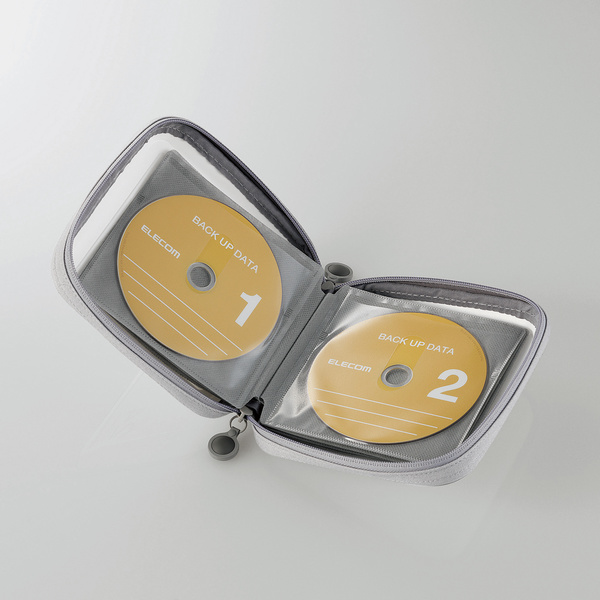 CD/DVDファスナーケース - CCD-H24WH