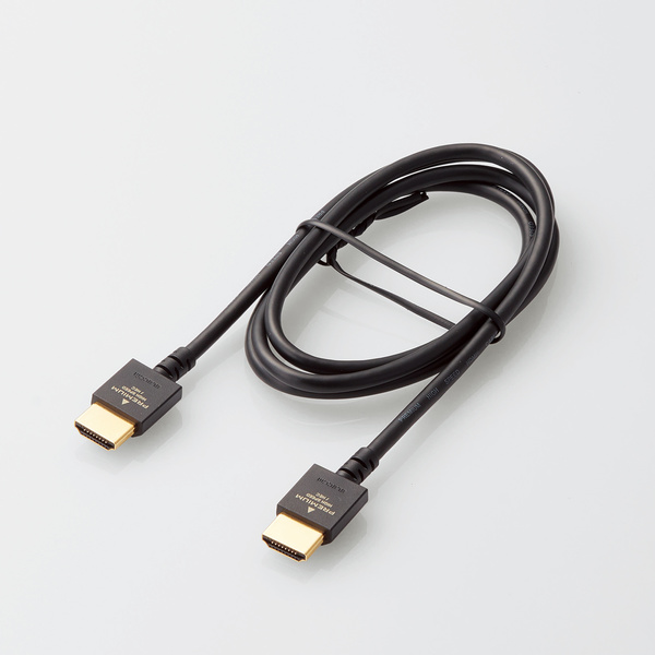 プレミアムハイスピードHDMI(R)ケーブル(スリム) - DH-HDP14ES10BK