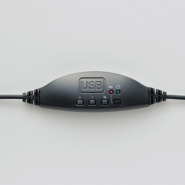 USBヘッドセット（両耳オーバーヘッド） - HS-HP18UBK