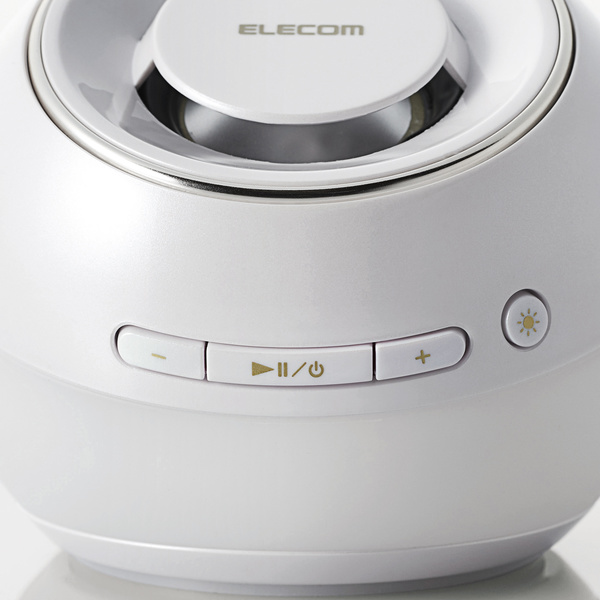 ELECOM ワイヤレス防水スピーカーLBT-SPWP200WH