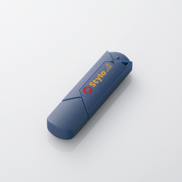 USBメモリ スライド式USB2.0 8GB ホワイト MF-HJU208GWH 1個