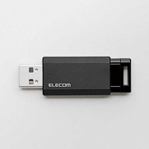 USB3.1(Gen1)対応 ノック式USBメモリ - MF-PKU3128GBK