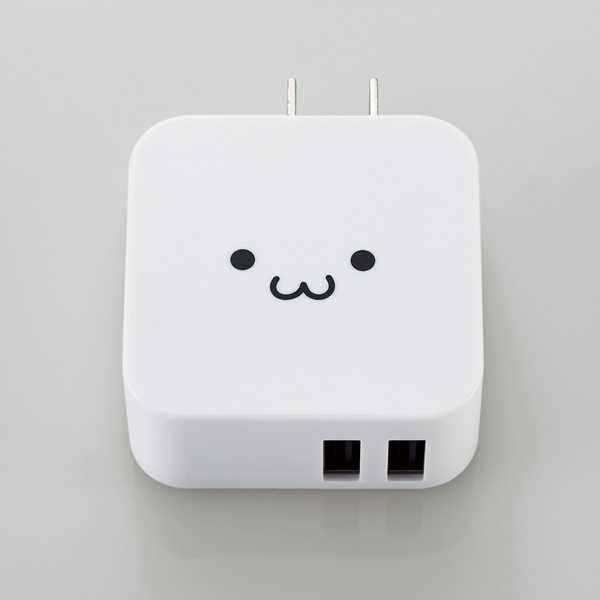 AC充電器（USB2ポート/2.4A） - MPA-ACU02WF