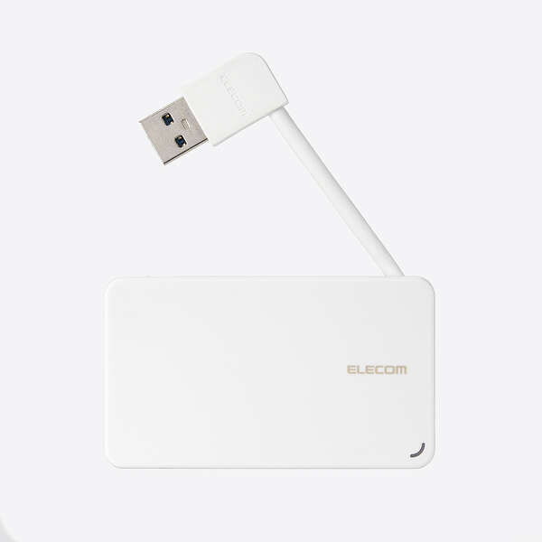 USB3.0対応メモリカードリーダー/ケーブル収納型タイプ - MR3-K303WH