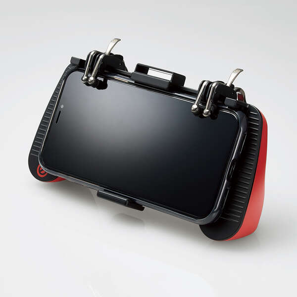 スマートフォン用ゲーミンググリップ（4ボタン） - P-GMGD4B01RD