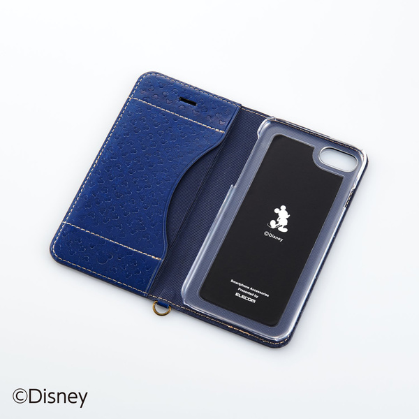 iPhone 7用ソフトレザーカバー/ビジネス(ディズニー) - PM-A16MPLFDNYB3