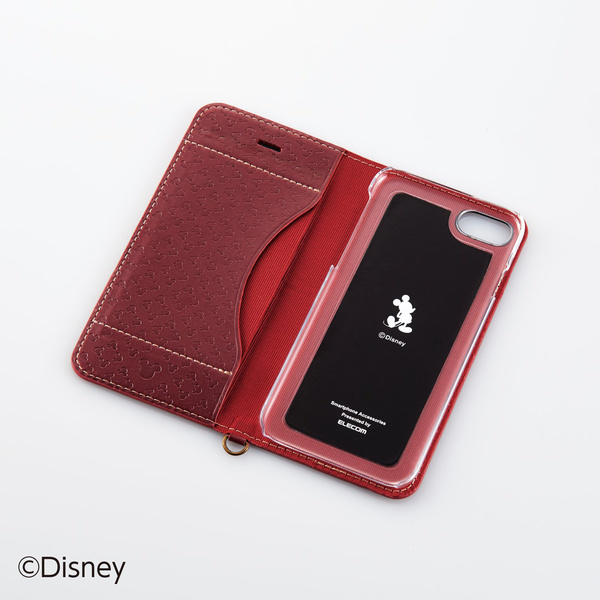 iPhone 7用ソフトレザーカバー/ビジネス(ディズニー) - PM-A16MPLFDNYB4