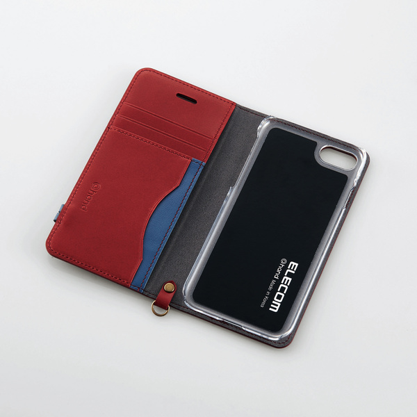 iPhone 7用レザーケース/本革スナップデザイン@hand - PM-A16MPLFHBRD