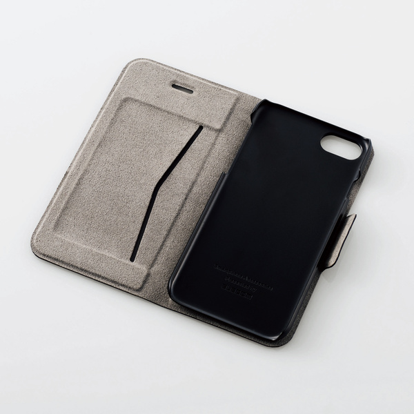 iPhoneカバー ソフトレザーカバー フルディスプレイモデル 2017 iPhone XR用ソフトレザーカバー/薄型/磁石付 - PM-A18CPLFUBK