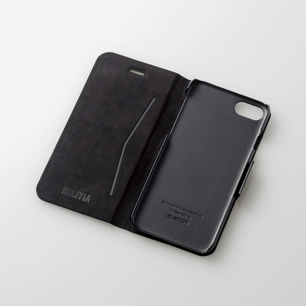 iPhone 8用ファブリックカバー/手帳型/カモフラ - PM-A17MPLFCFBK iPhone 8用ファブリックカバー/手帳型/カモフラ - PM-A17MPLFCFBK