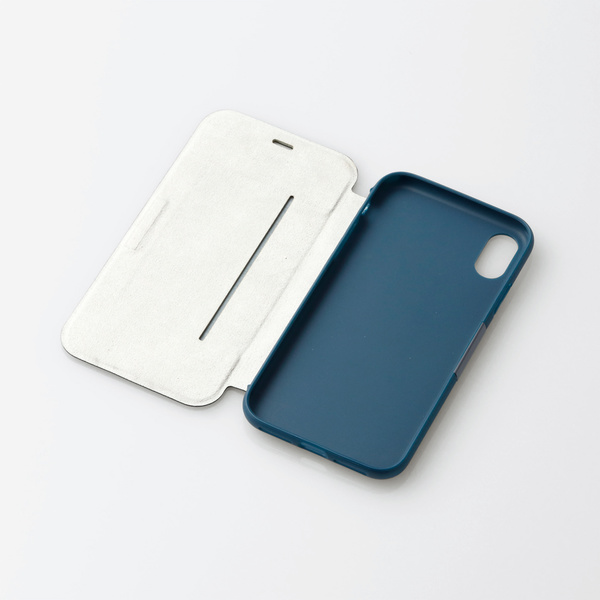 iPhone XR用ソフトケース/フラップ付 - PM-A18CUCFNV